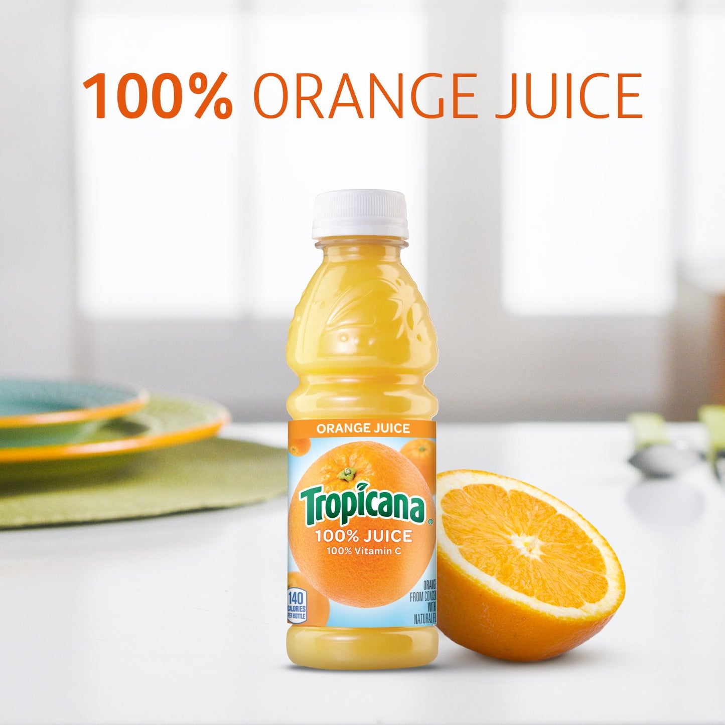 100% Orange Juice, 10 Fl Oz (Pack of 24) - Real Fruit Juices, Vitamin C Rich, No Added Sugars, No Artificial Flavors