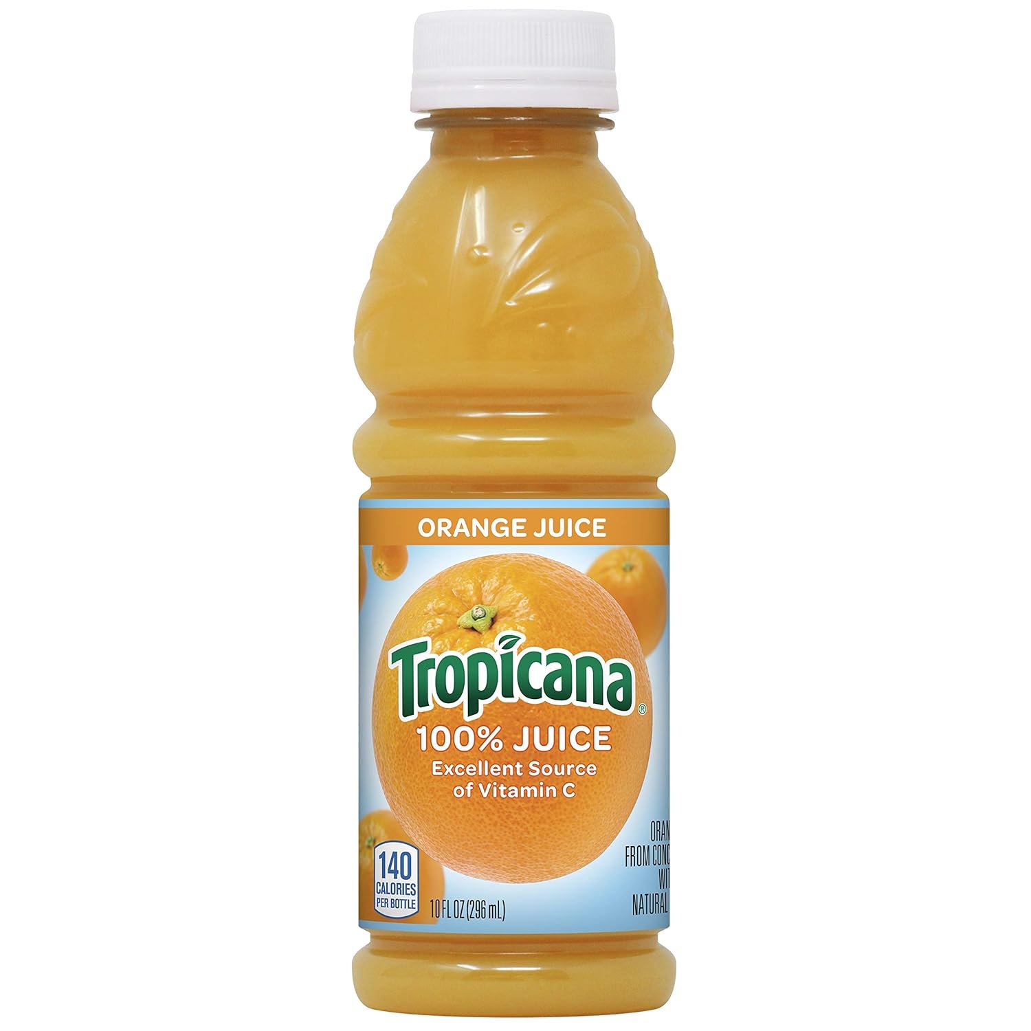 100% Orange Juice, 10 Fl Oz (Pack of 24) - Real Fruit Juices, Vitamin C Rich, No Added Sugars, No Artificial Flavors