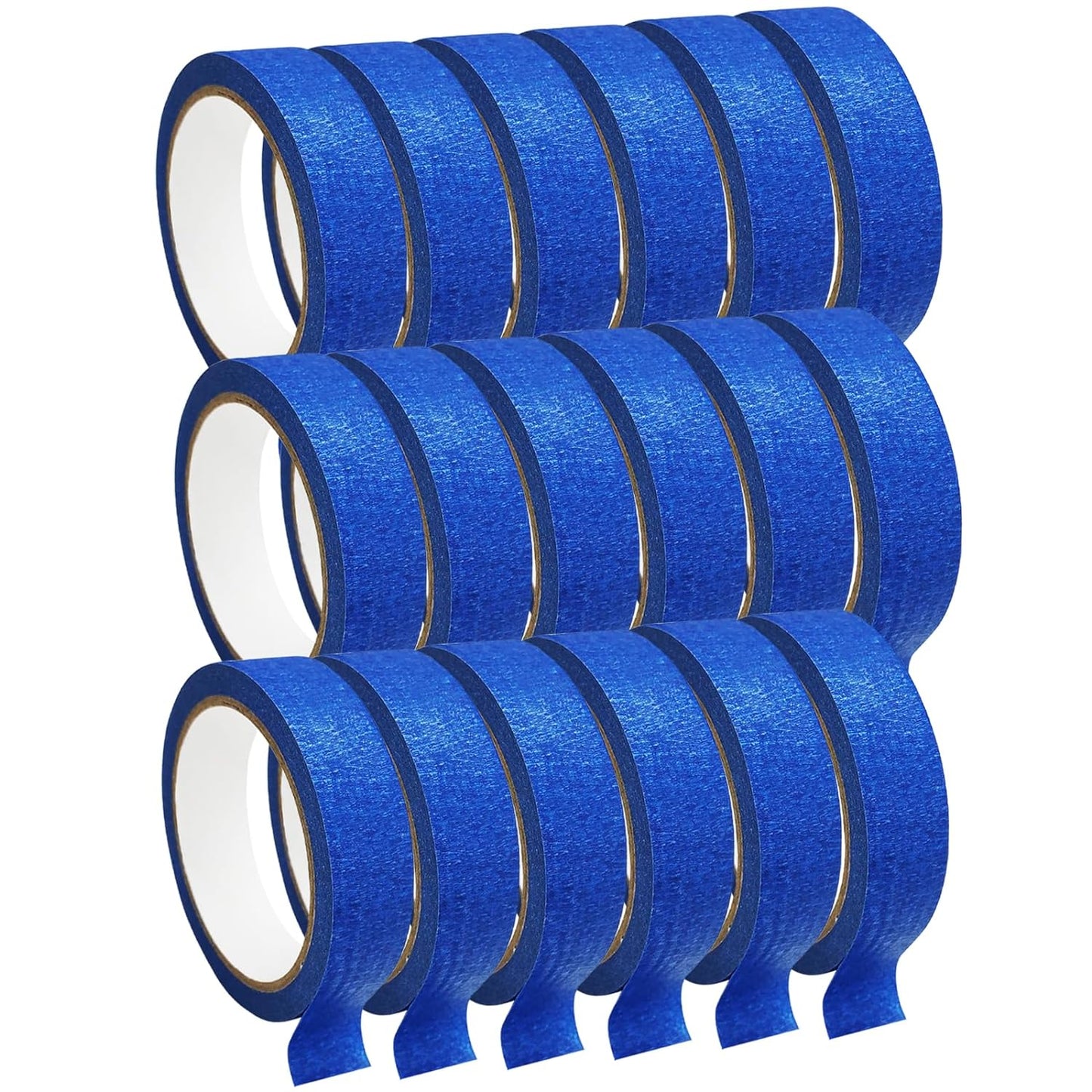 4 Rolls Premium Painters Tape, Blue Tape, Masking Master Tape, Paint Tape for Multi-Purpose, Painting, Painter'S, DIY Crafts Arts (88Yd =0.94In*22Yd*4) Decoration Labeling No Residue, Easy Removal