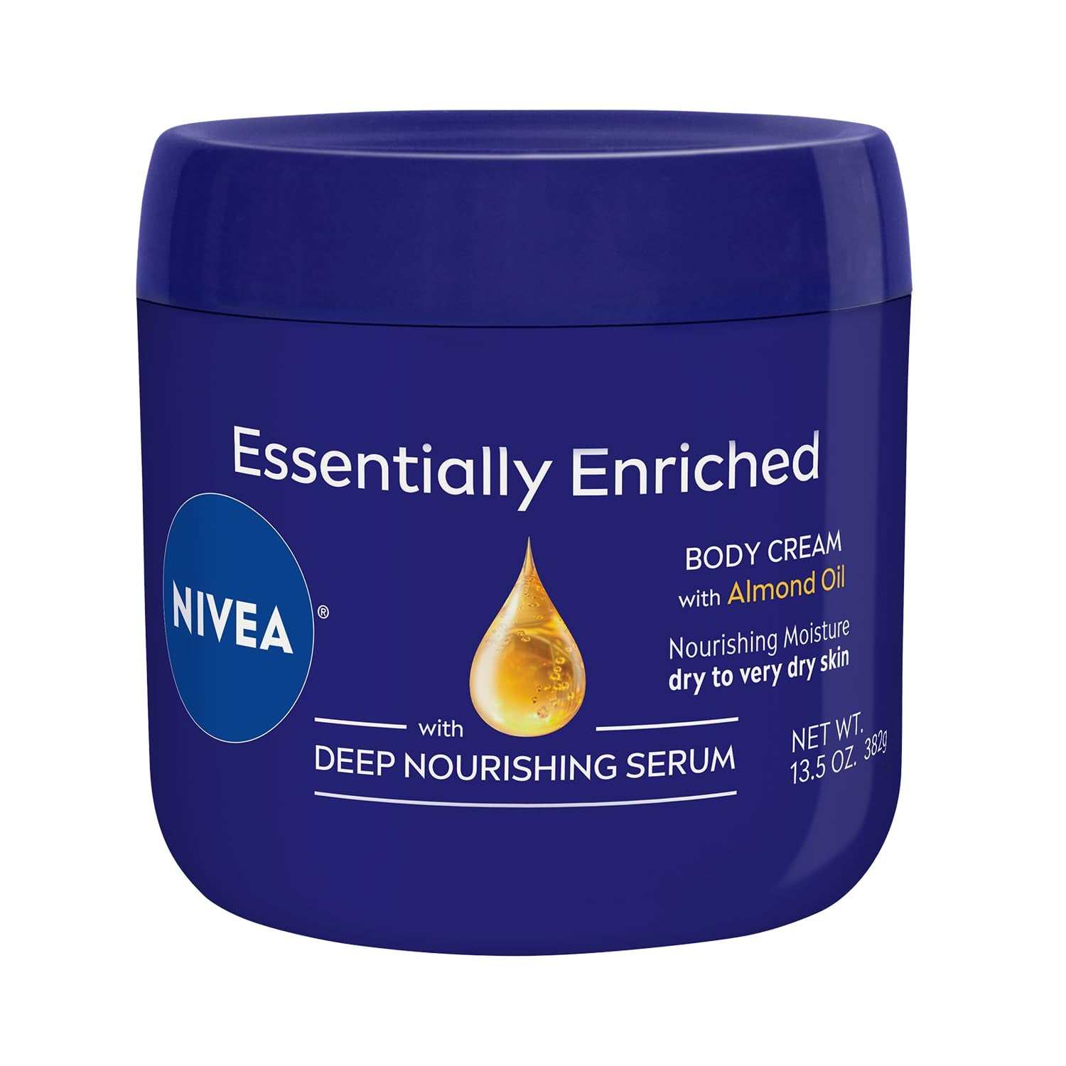 Essentially Enriched Body Cream for Dry Skin and Very Dry Skin, 13.5 Oz Jar